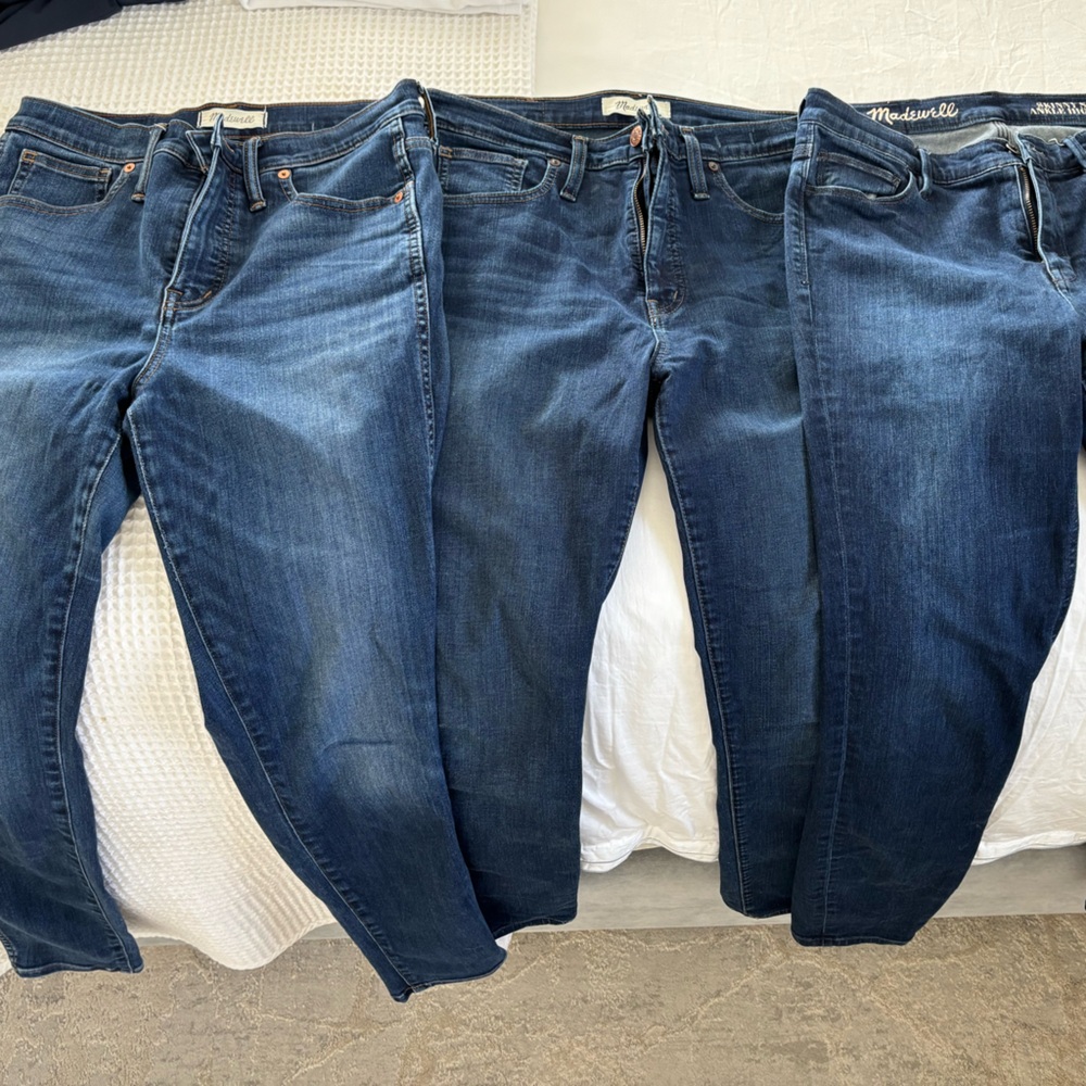 Madewell skinny jeans, size 28